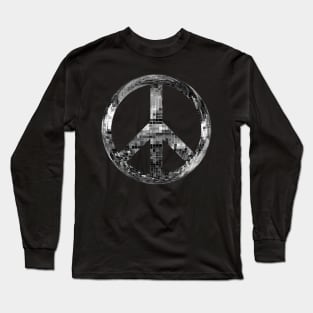 Disco Peace Sign Long Sleeve T-Shirt